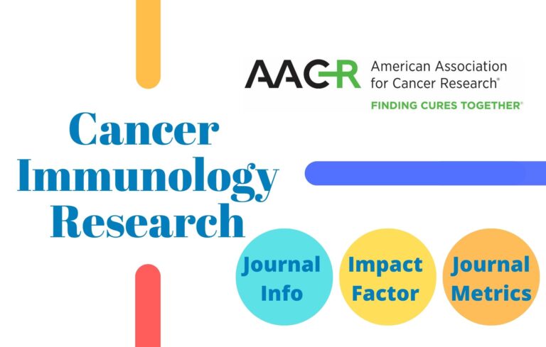 (Latest) Cancer Immunology Research Impact Factor 2023