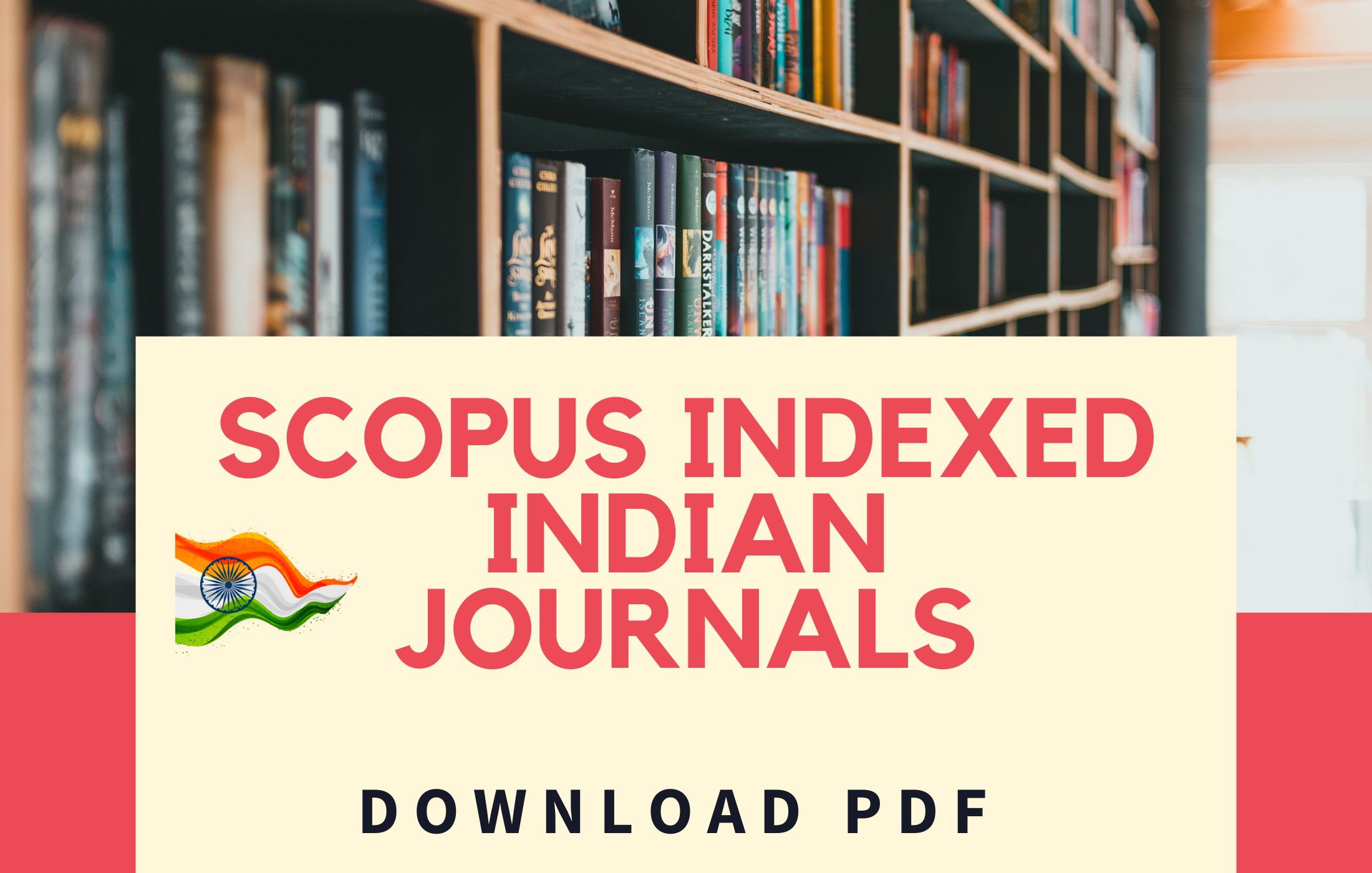 Scopus Indexed Indian Journals