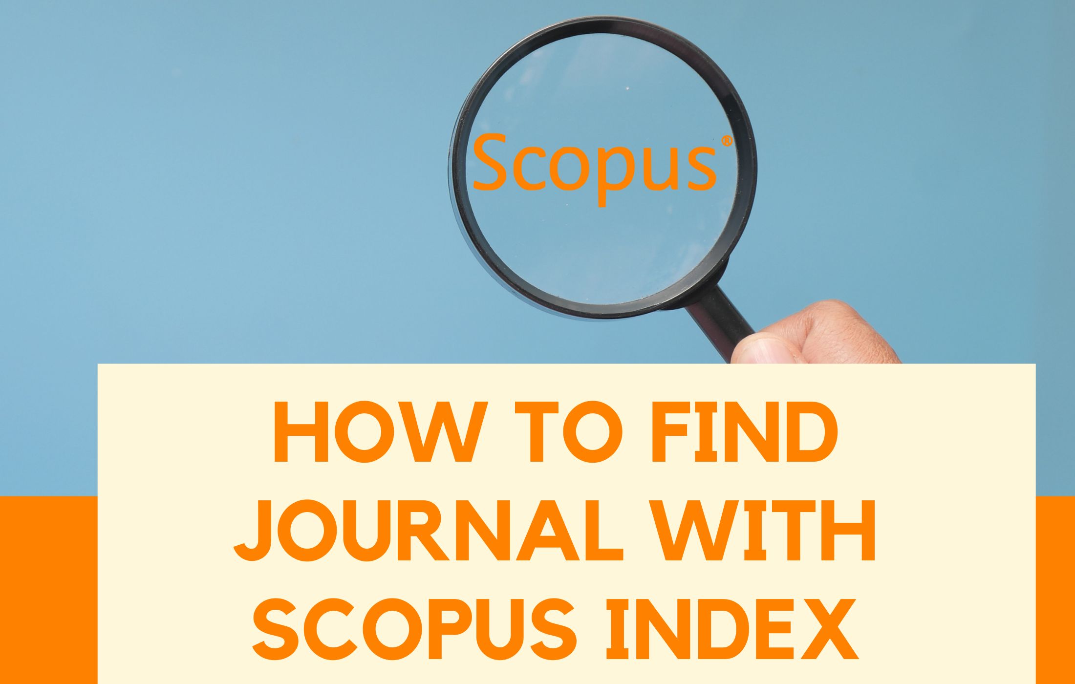 How To Check Scopus Indexed Journals