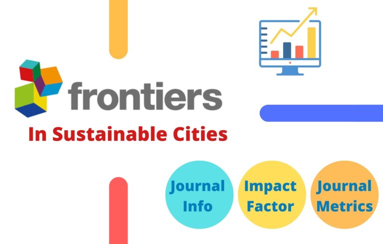 (Latest) Frontiers in Sustainable Cities Impact Factor 2023
