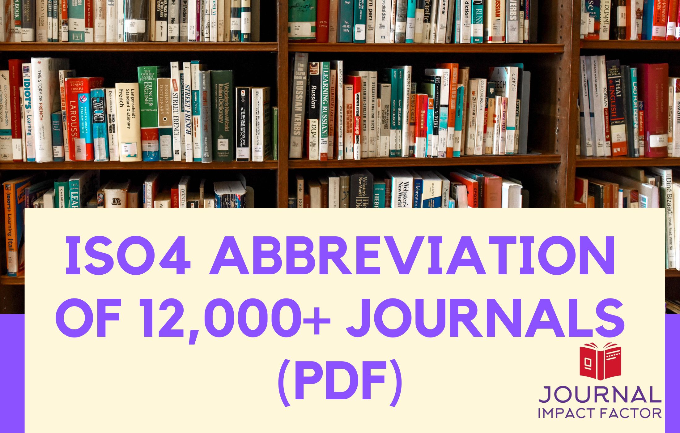 Journal Abbreviation